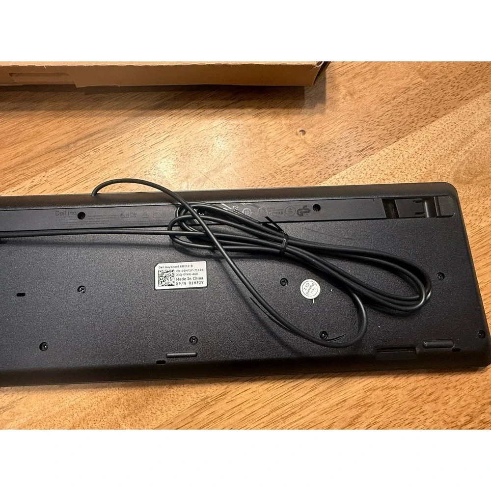 Dell KB212-B Wired Quiet-Key Low-Profile Keyboard with USB Cable